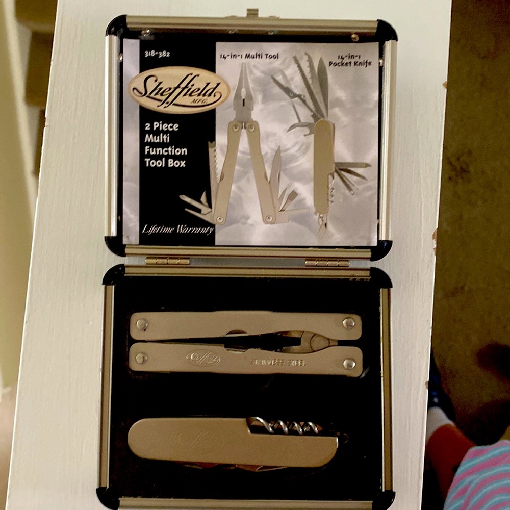 Sheffield 2 piece multi function tool box